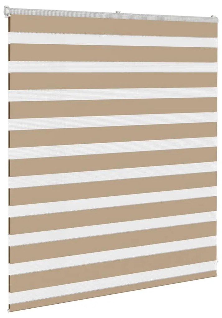 zebrafüggönnyel homokbarna szövetszélesség 120,9 cm poliészter