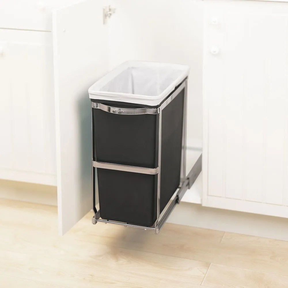 Műanyag szemetes 30 l - simplehuman