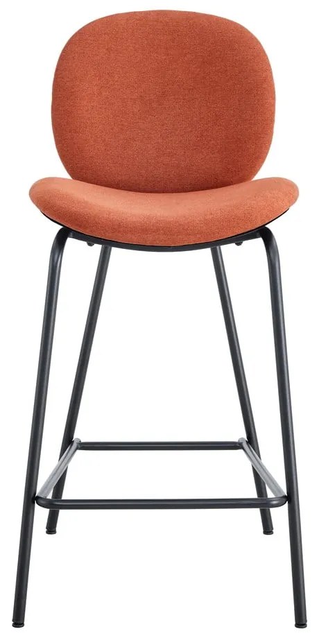 Téglavörös bárszék szett 2 db-os (ülésmagasság 65 cm) Cori – Marckeric