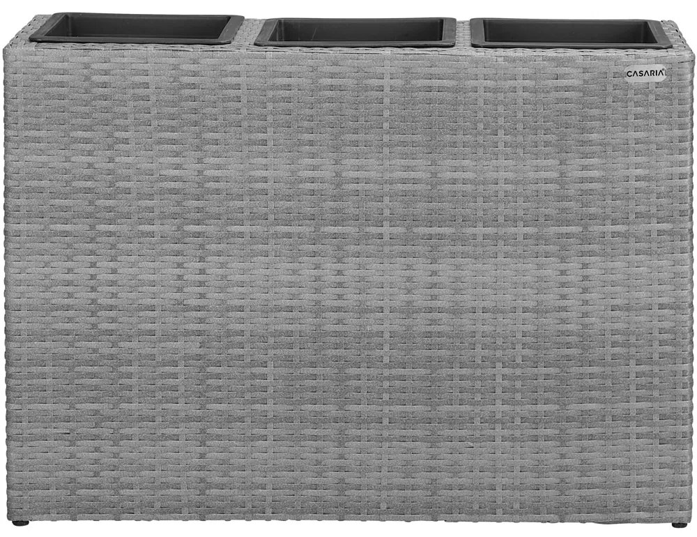 Casaria® Virágcserép 83x30,5x60 cm - szürke