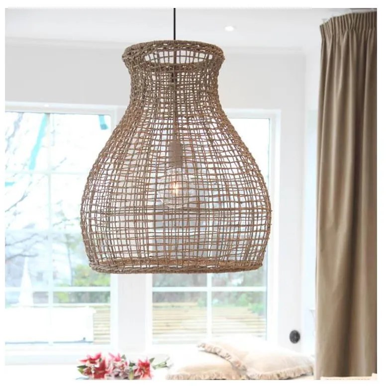 ByRydens 4200010-5507 - Csillár zsinóron SEAGRASS 1xE27/8W/230V