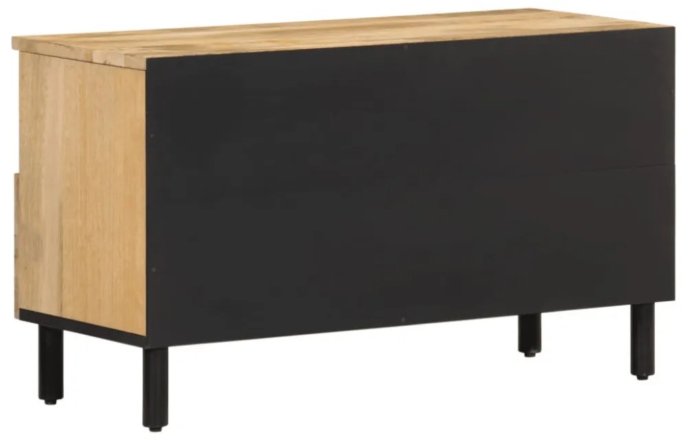 tömör mangófa TV-szekrény 80 x 33 x 46 cm