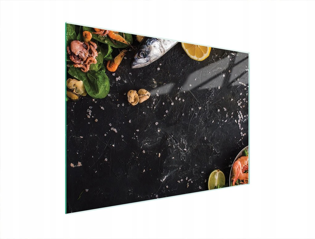 Üveg Vágódeszka 40x30 Hal Edzett Üveg