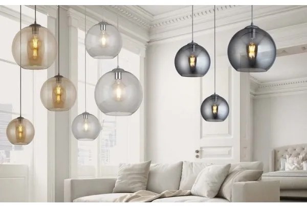 Searchlight 1632AM - Csillár zsinóron BALL 1xE27/60W/230V barna