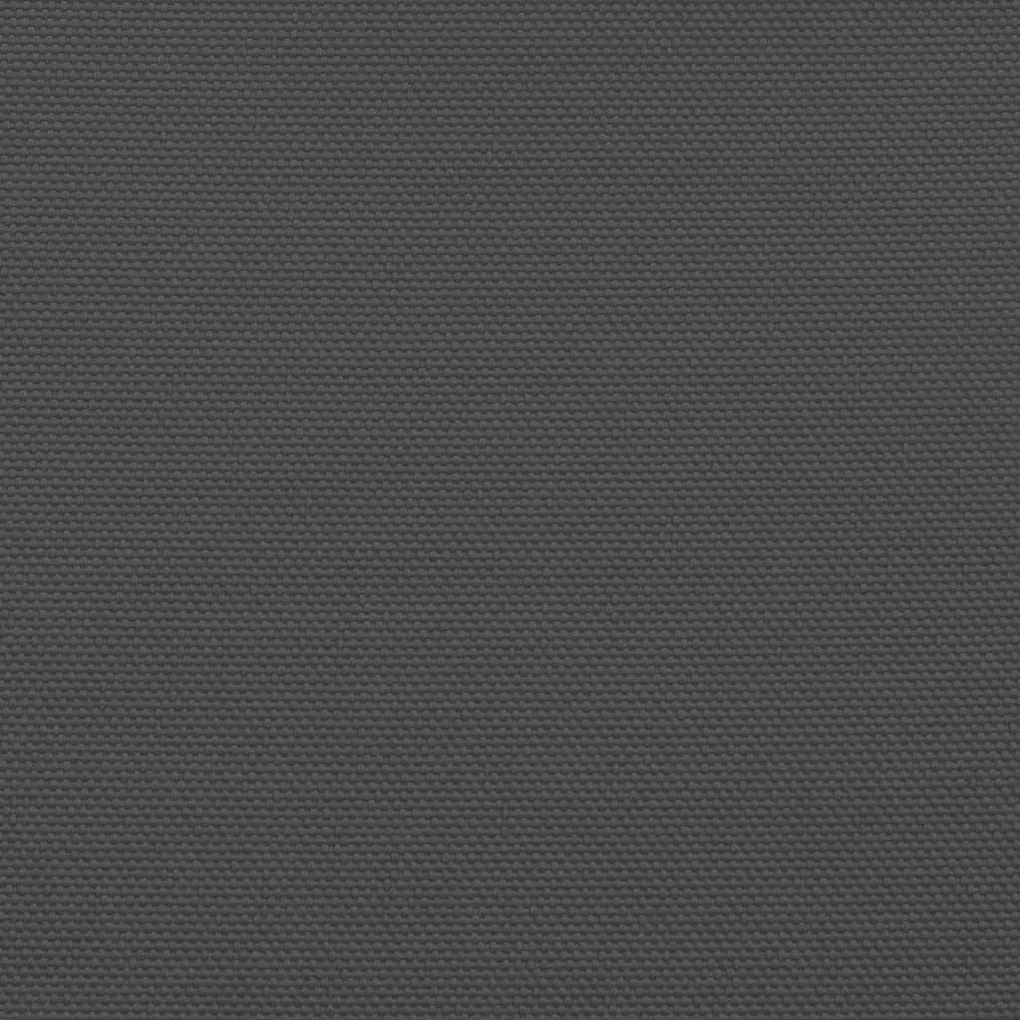 antracitszürke 100% oxford poliészter erkélyparaván 75 x 800 cm