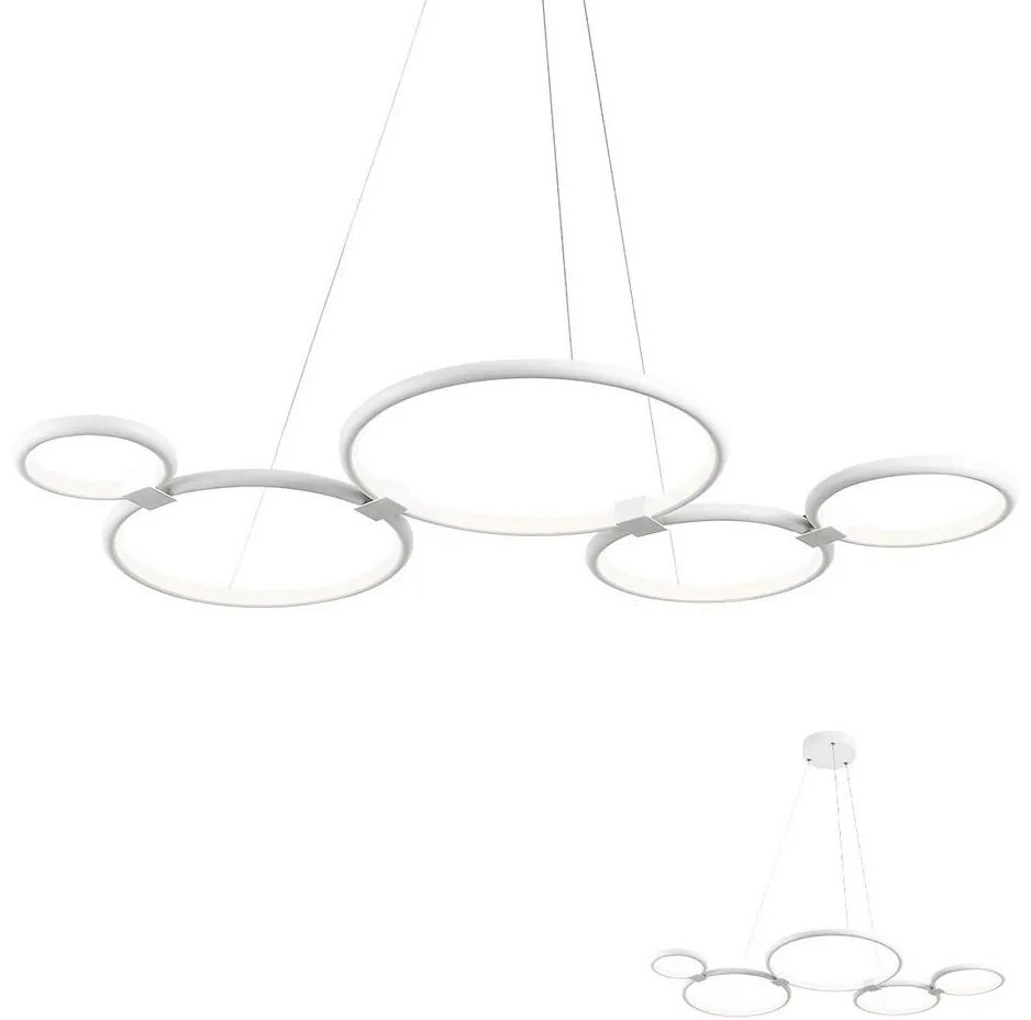 Redo 01-1742 - LED Csillár zsinóron RADIUS LED/45W/230V fehér