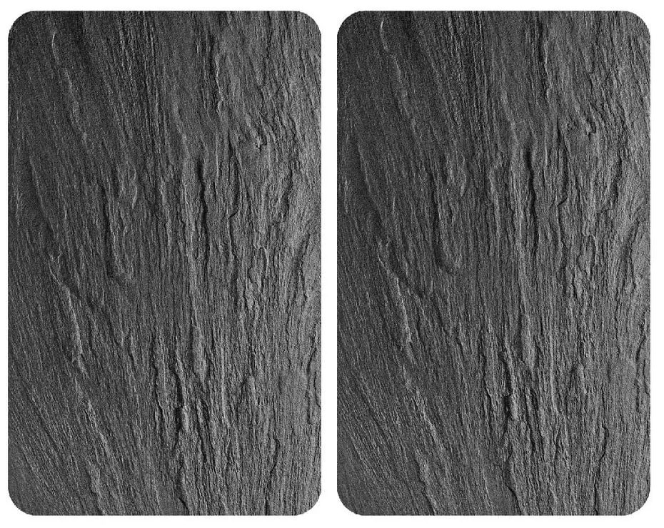Edzett üveg tűzhely fedőlap szett 2 db-os 30x52 cm Slates – Wenko
