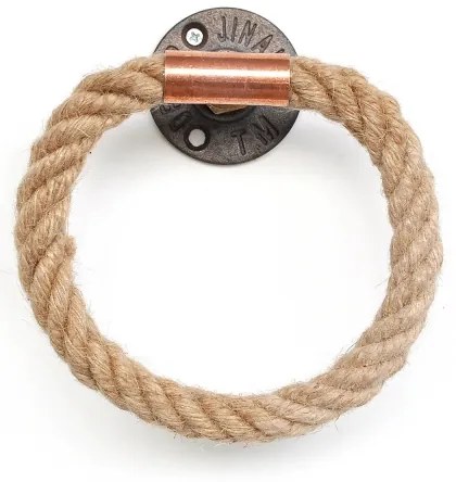 Törölközőtartó 16x16 cm bézs/arany