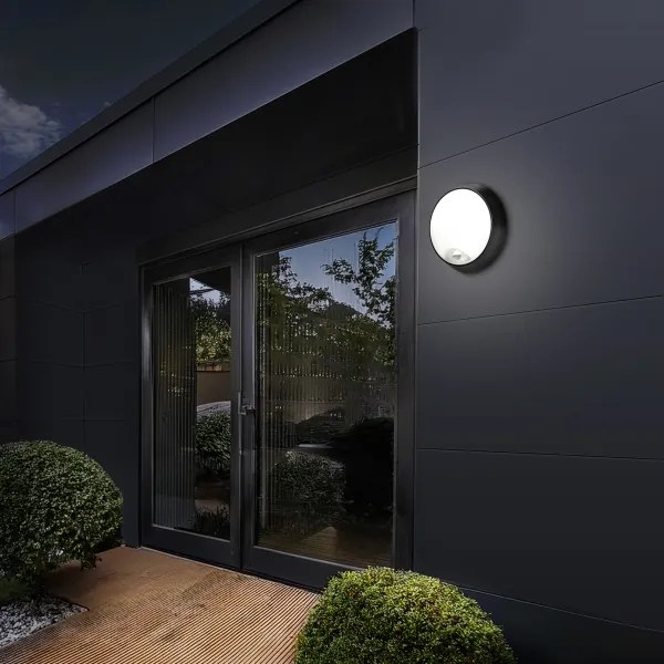 Brilagi - LED Kültéri fali lámpa érzékelővel BULKHEAD LED/20W/230V IP65