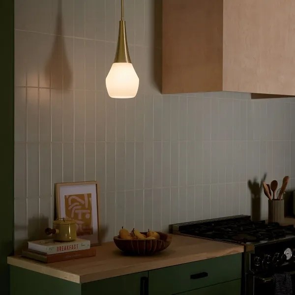 Kichler KL-DEELA-P-CPZ - Csillár rúdon DEELA 1xE27/60W/230V átm. 17,8 cm réz