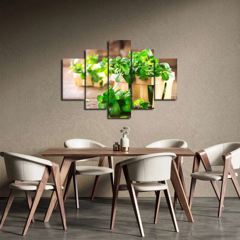 Friss menta képe (150x105 cm)