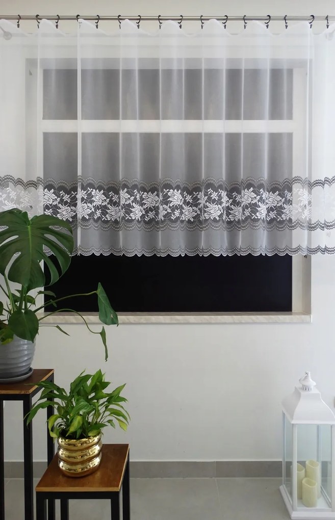 Mg Függöny 574/243 Szürke 180x120cm Kész Szalaggal K