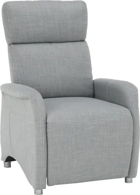 Állítható fotel, szürke szövet, FOREST