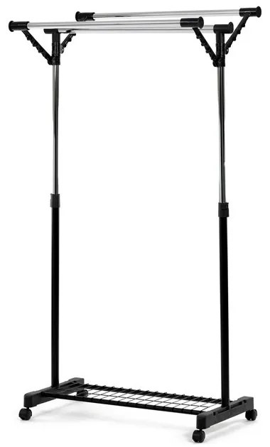 Fekete Fém Ruhafogas. 84521 BK