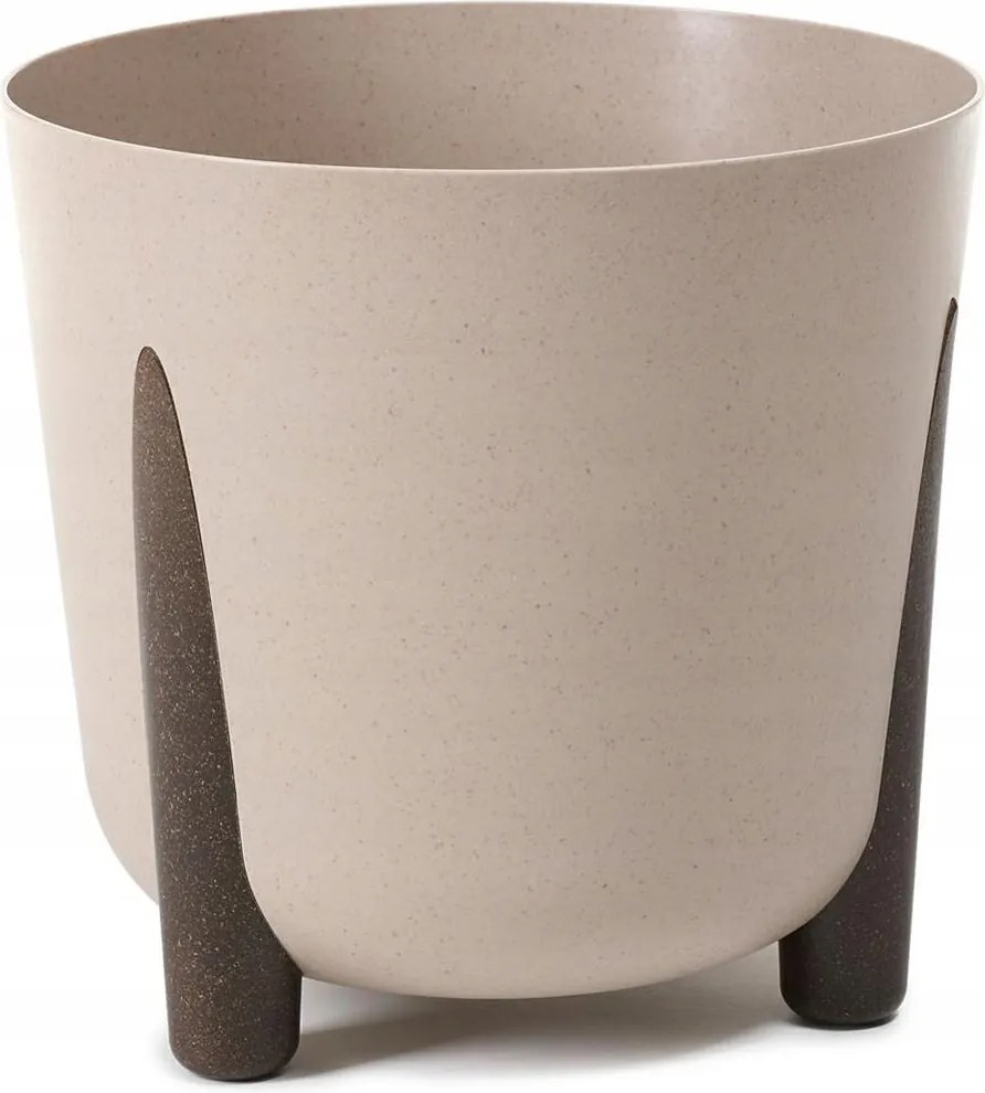 Lábtartó virágtartó Dekoratív virágtartó nagy coffee latte 30xh28cm