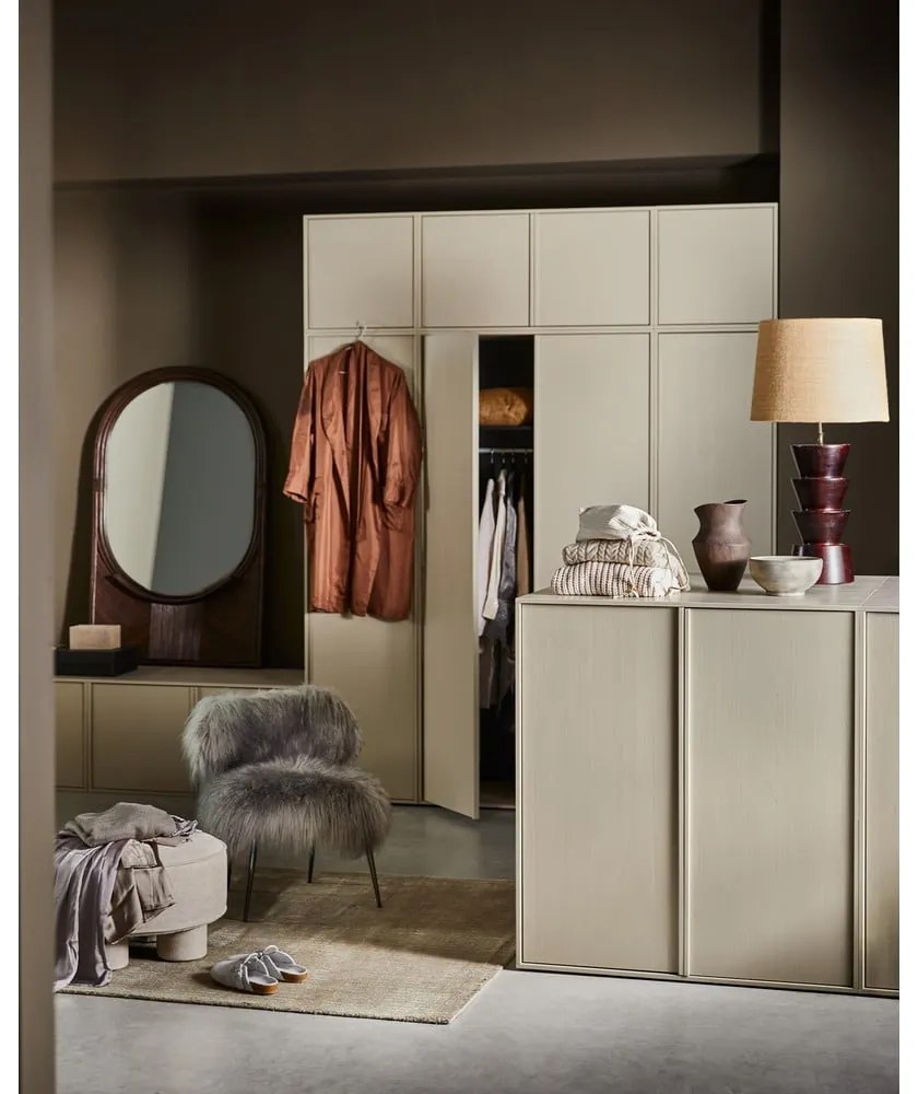 Krémszínű borovi fenyő moduláris szekrény 150x200 cm Daily – vtwonen