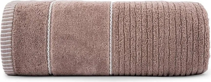 Teo törölköző 70x140 púderrózsaszín 470 g/m2 frottír