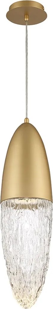 Quintiesse modern függeszték ecrou átlátszó csiszolt arany elsqn-ecrou-1p-bg