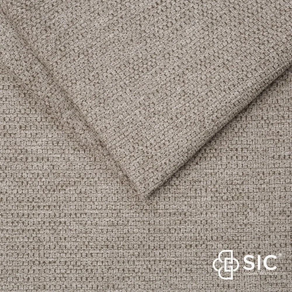 Szürke-barna kárpitozott franciaágy ágyrács nélkül 180x200 cm Smart – Meise Möbel