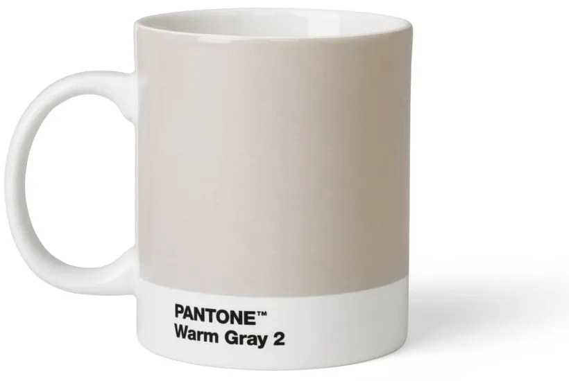 Szürke kerámia bögre 375 ml Warm Gray 2 – Pantone