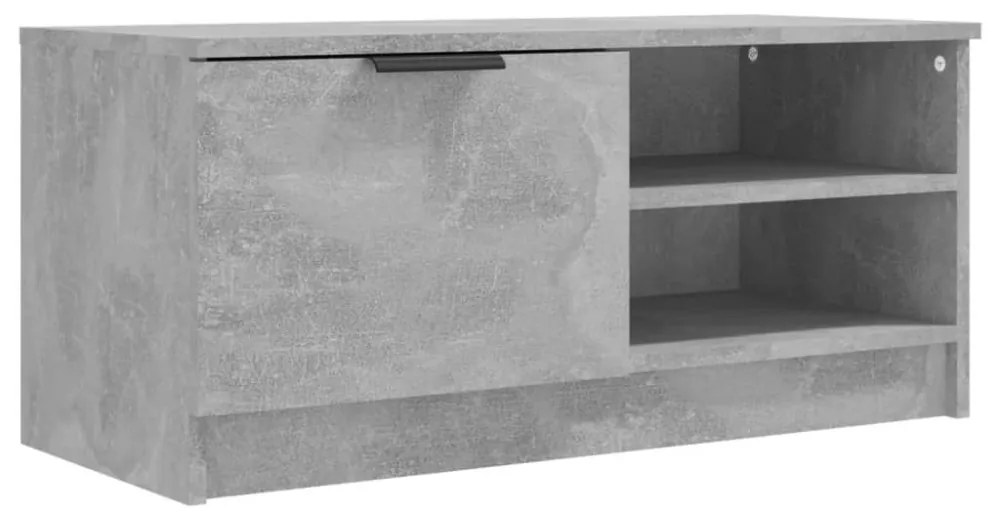 betonszürke szerelt fa TV-szekrény 80x35x36,5 cm