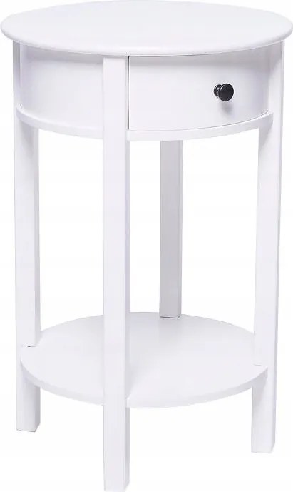 Éjjeliszekrény éjjeli asztal Egeby Virágos Fehér