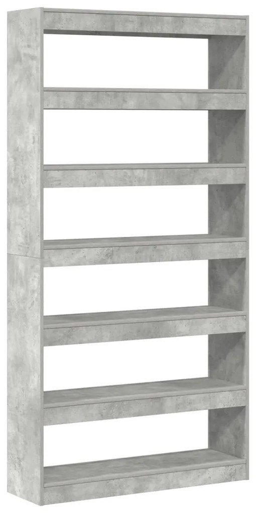 Könyvespolc Szürke Szerelt fa 100 x 30 x 198 cm Könyvespolc