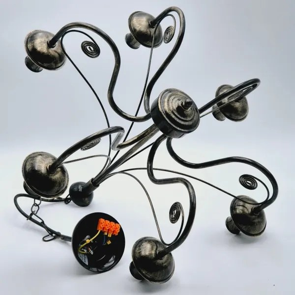 Csillár láncon DONATO 6xE14/40W/230V