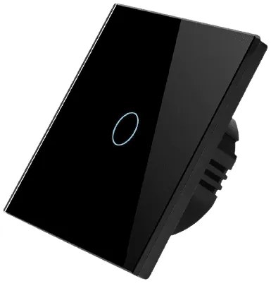 CLEVER Okos Kapcsoló WIFI+RF - Fekete - 3-Gomb