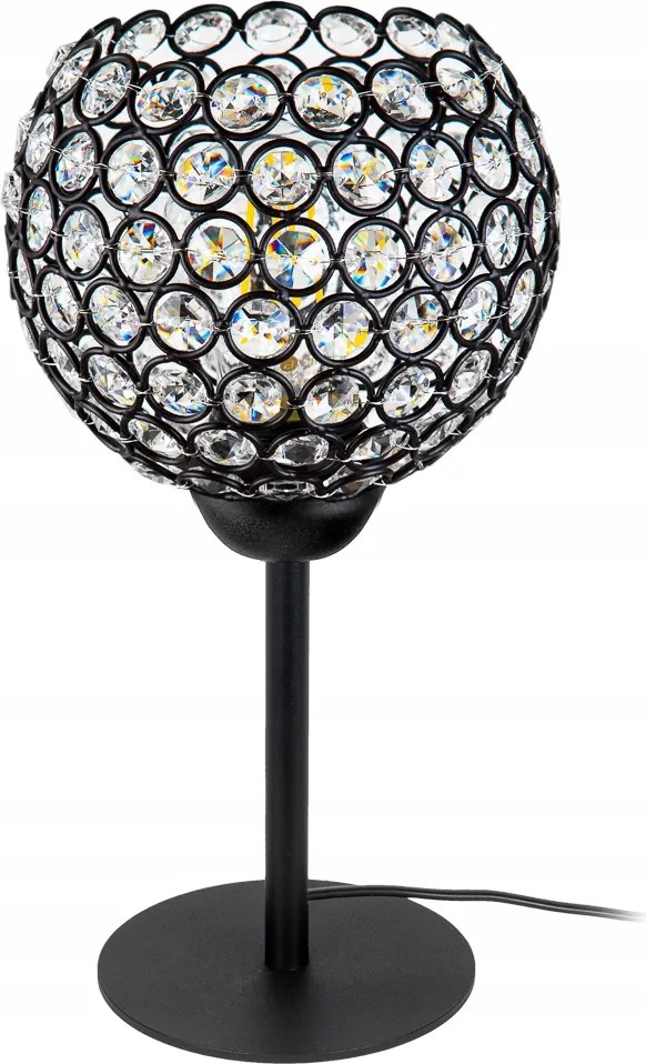 Éjszakai lámpa Asztali lámpa magas loft drót kristály lámpabúra led E27