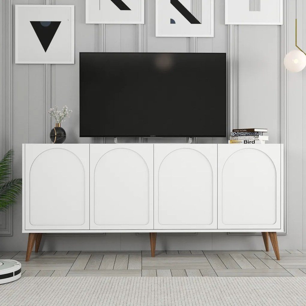 Lyon 81 - White, Walnut