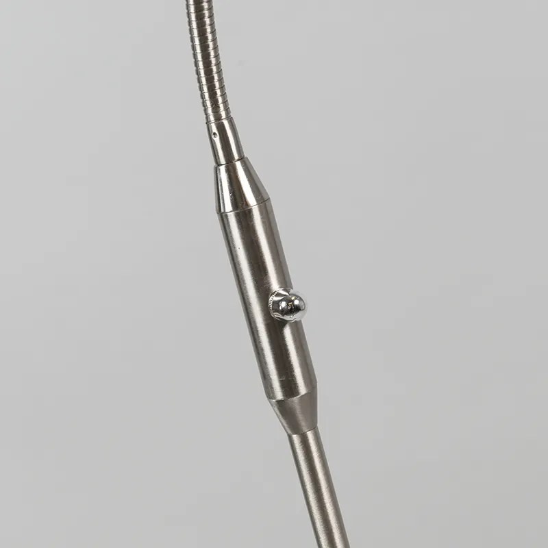 Modern állólámpa acélból, LED-del - Eva