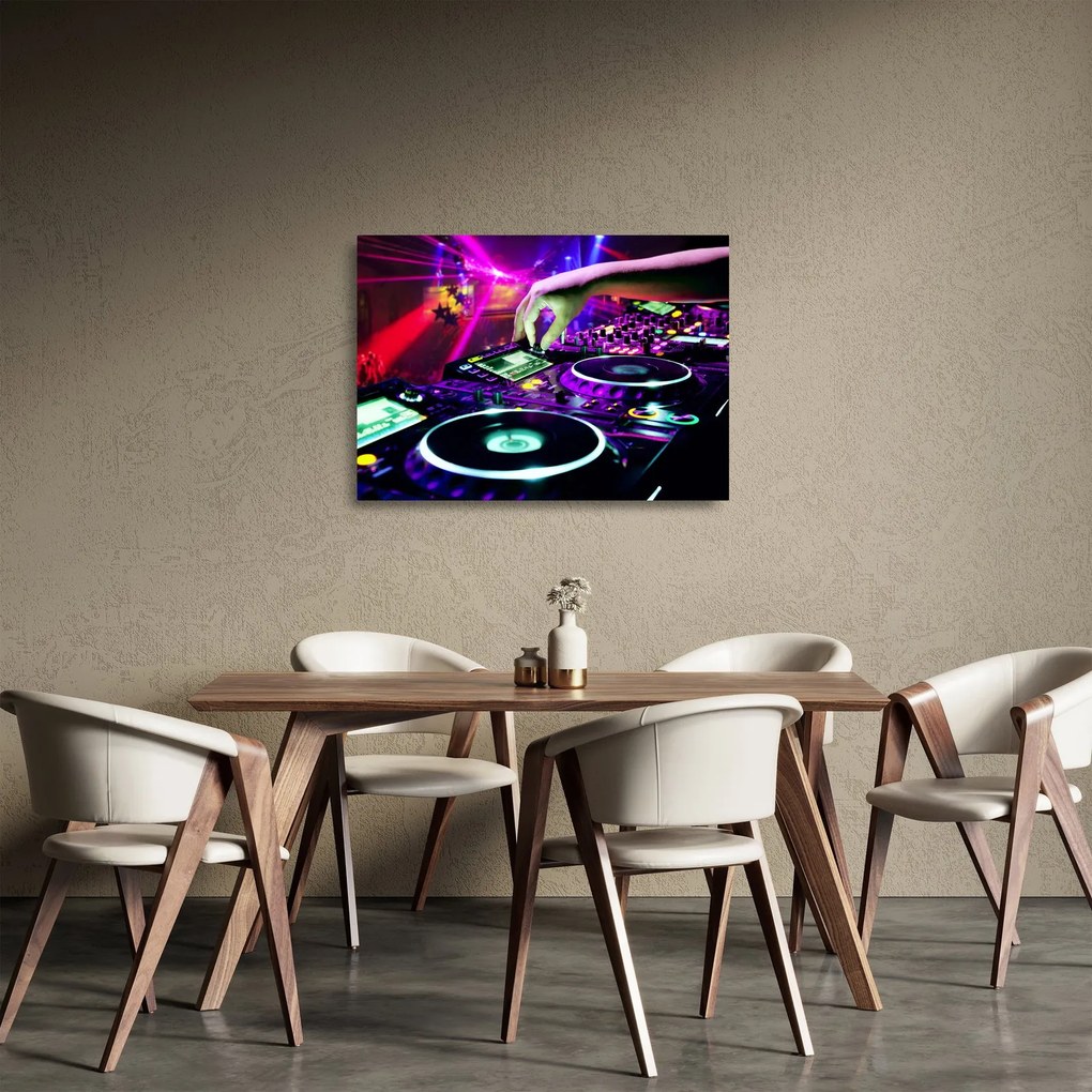 Üveg kép - DJ (70x50 cm)