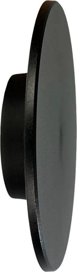 MILAGRO ML1287 DISK Modern Kültéri Fali Lámpa Fekete LED IP44