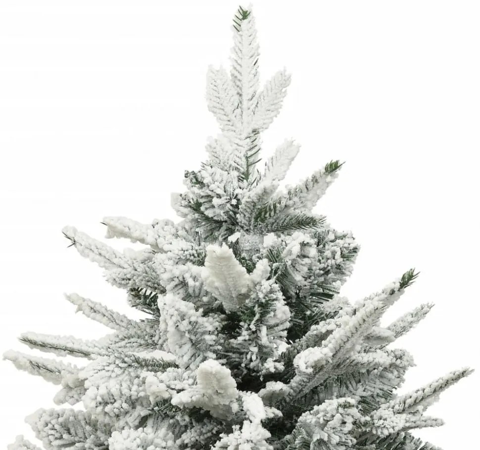 PVC és PE műkarácsonyfa pelyhes hóval 180 cm