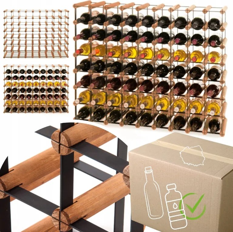 Bortartó állvány bortartó állvány Pet palacktartó szekrény Nagy 63cipő Eko