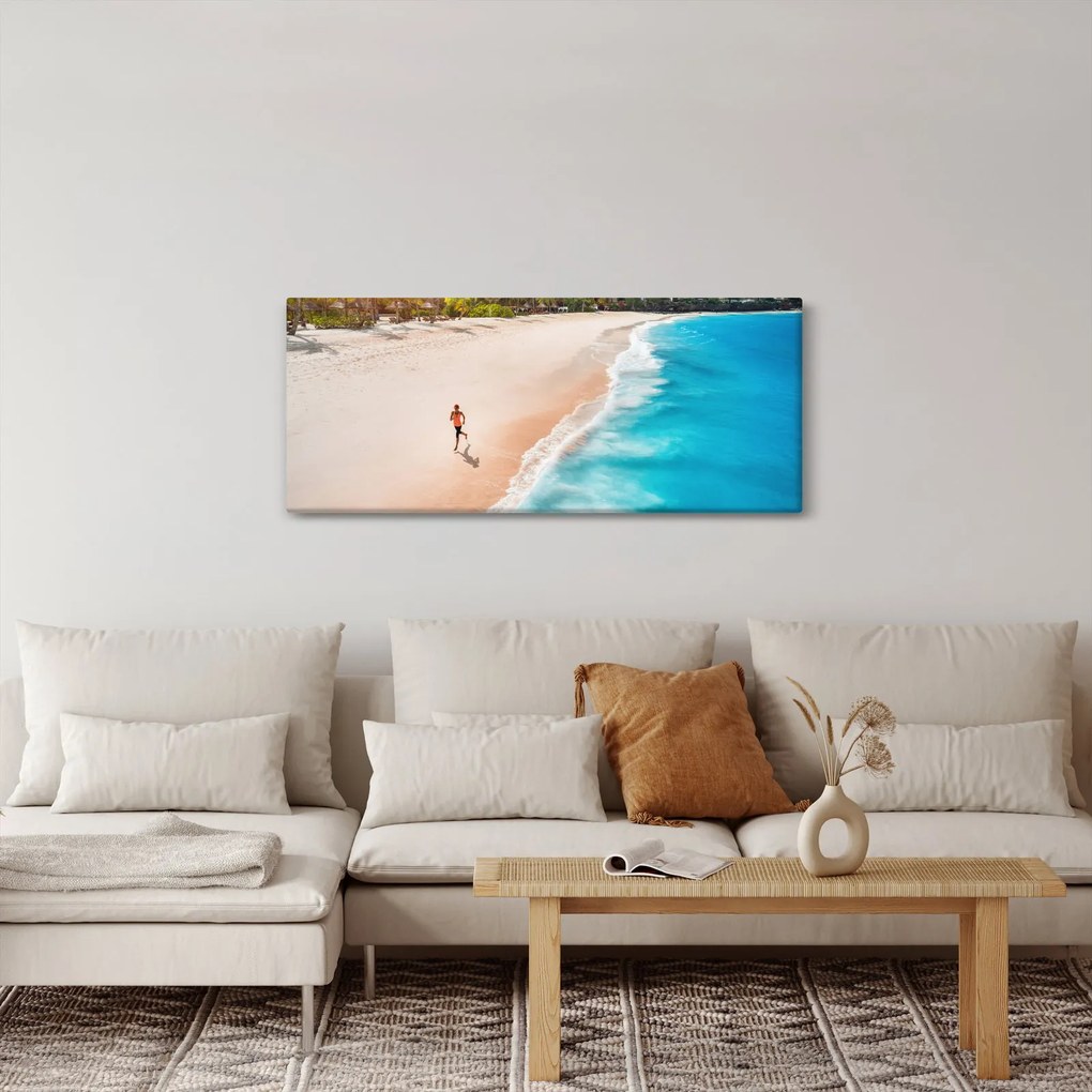 Kép - Strandfutás (120x50 cm)