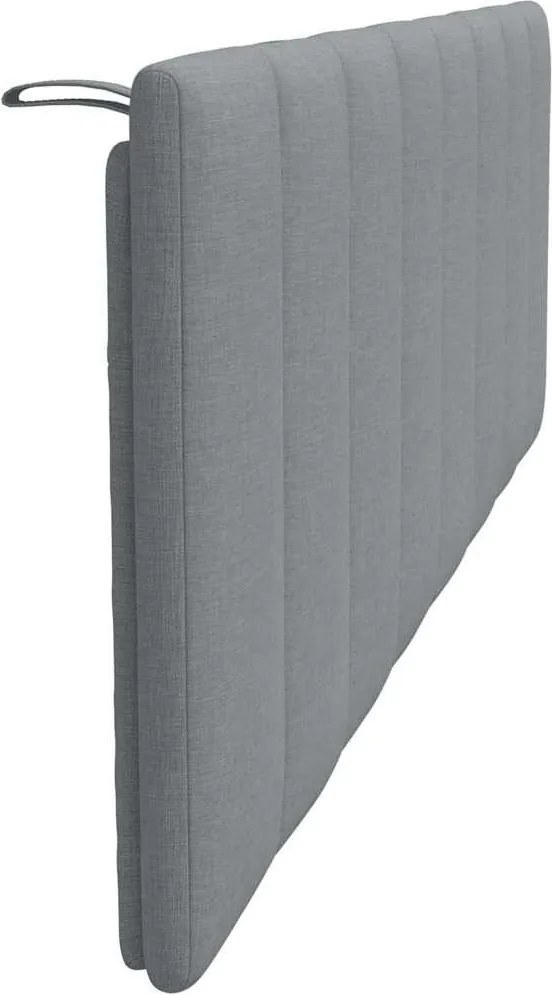világosszürke szövet fejtámla párna Hanko 160 cm