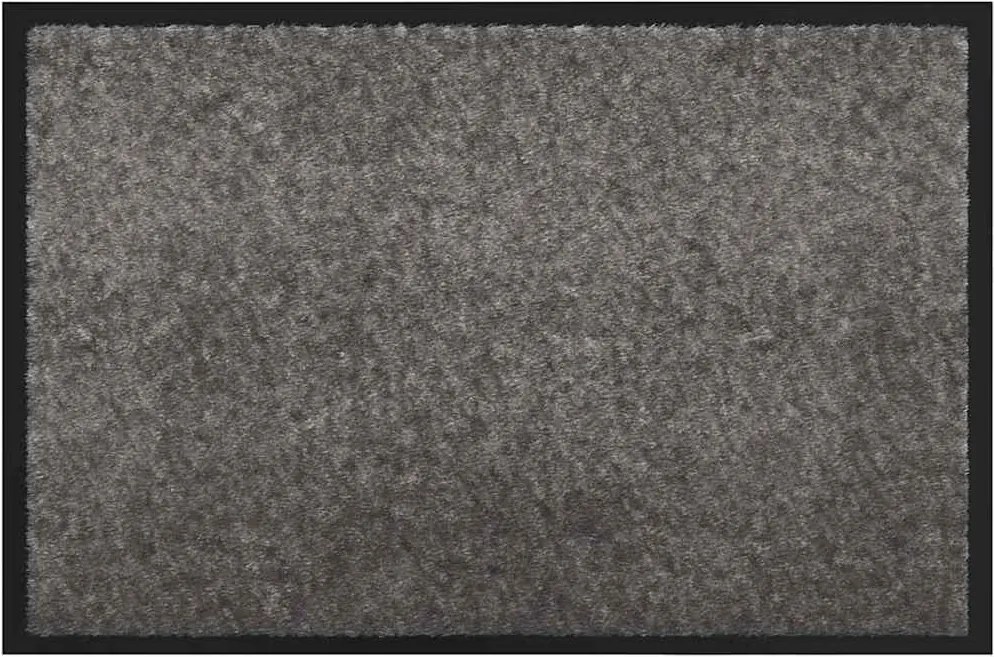 vidaXL Ajtószőnyeg Világosszürke 60 x 40 x 1.2 cm Mackófleece