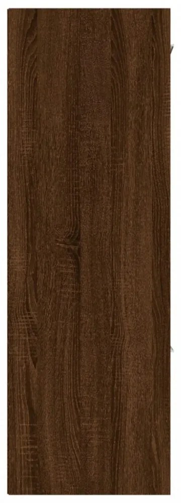 barna tölgy színű tárolószekrény 60x29,5x90 cm