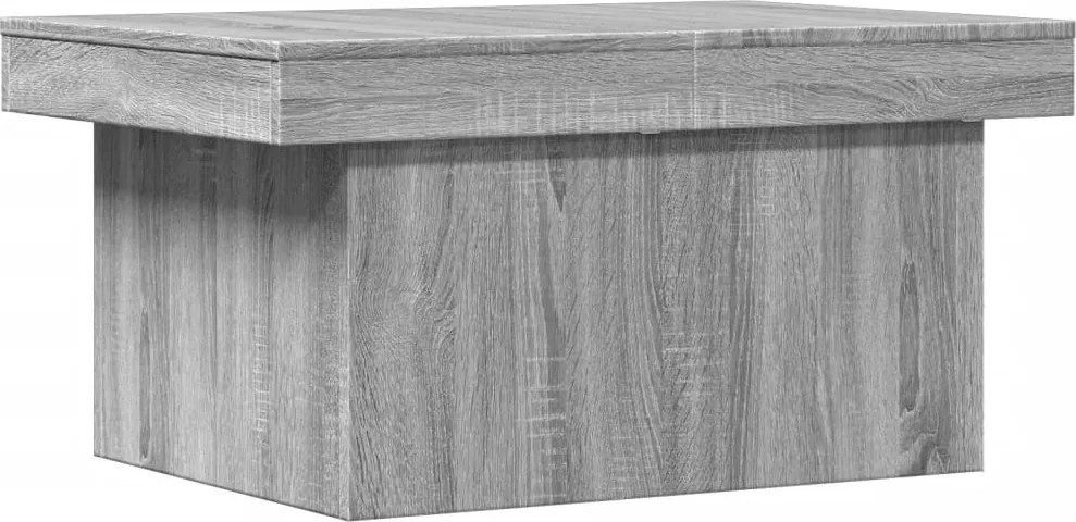 vidaXL szürke sonoma szerelt fa dohányzóasztal 100x55x40 cm