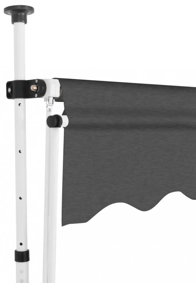 kézzel feltekerhető antracit napellenző 150 cm