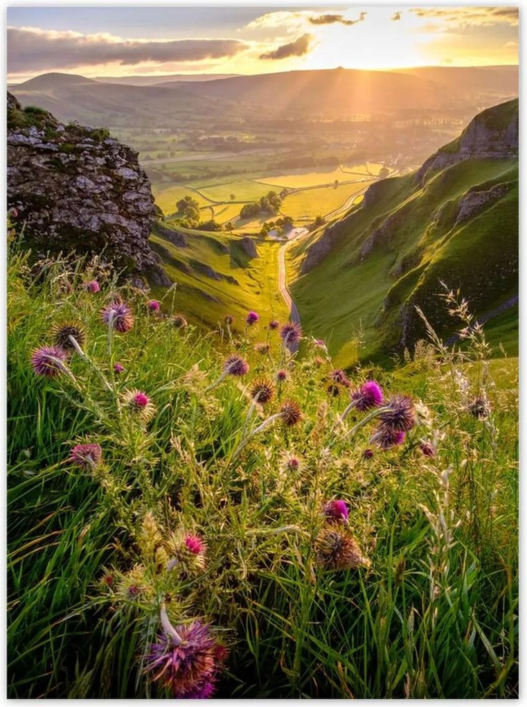 Poszterek 100x135 Gyönyörű tájkép Kilátás