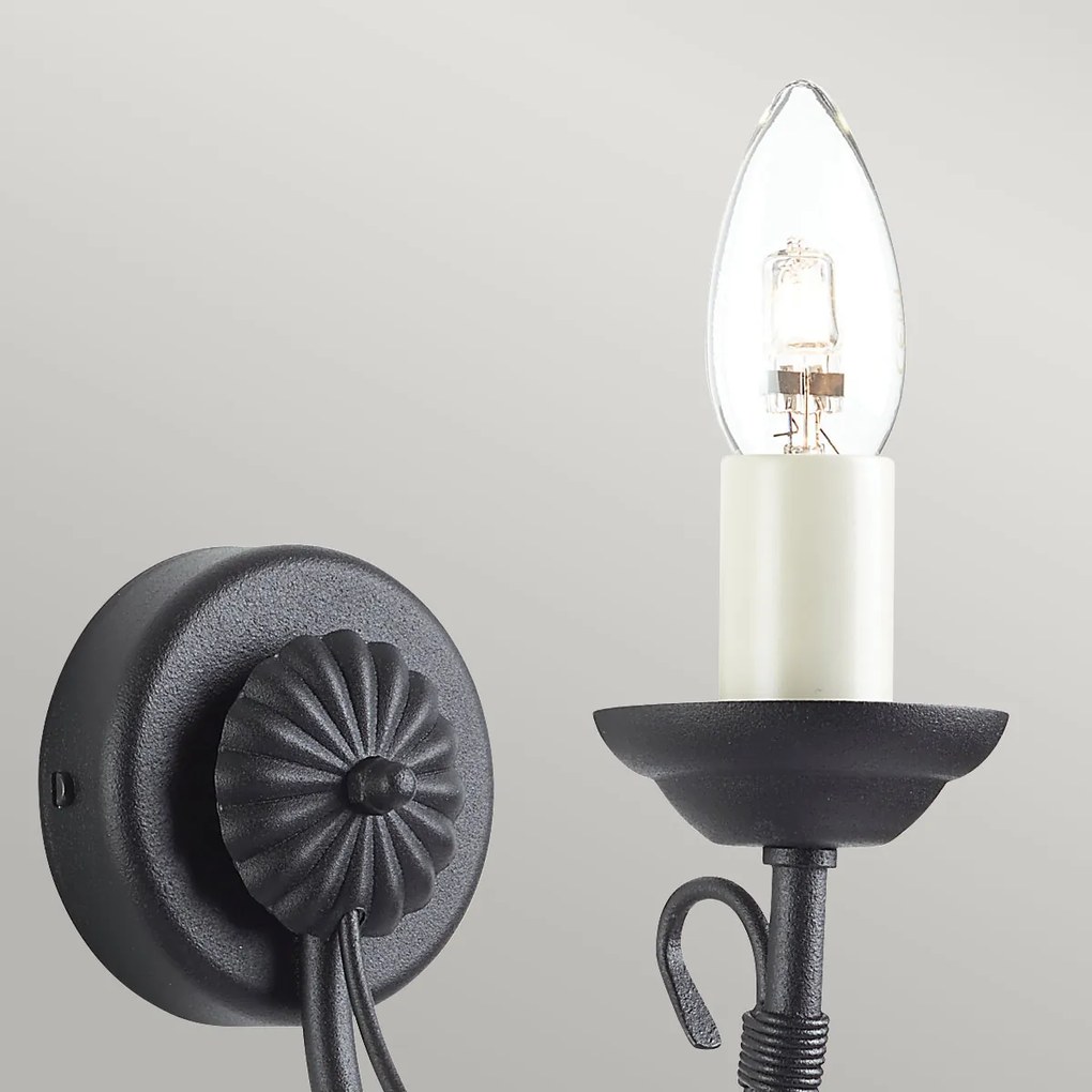Elstead klasszikus fali lámpa chartwell fekete elsch1-black