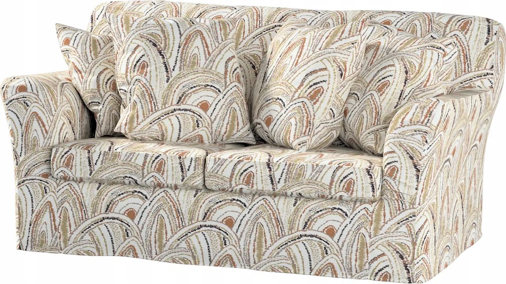 Tomelilla 2 személyes kinyitható kanapé huzat Ikea narancssárga