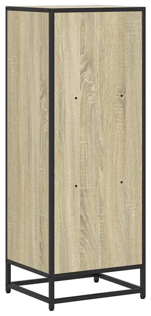 sonoma színű szerelt fa könyvszekrény 40x35x107,5 cm