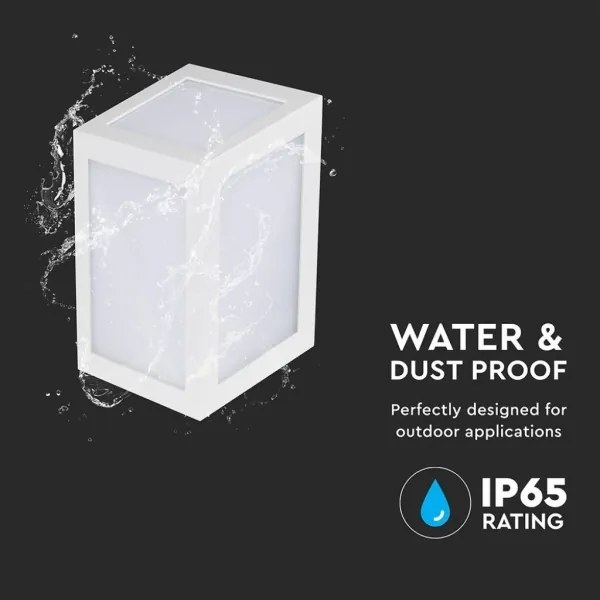 LED Kültéri fali lámpa LED/12W/230V 3000K IP65 fehér