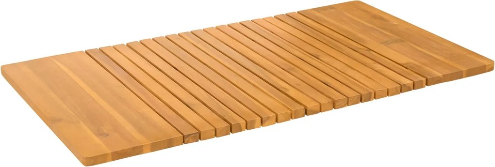 vidaXL Fürdőszoba szőnyeg Egyszínű Barna 100 x 55 cm faszínű