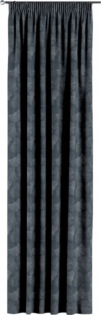 Dekoria Függöny ráncoló szalaggal 1 db 130x260cm fekete