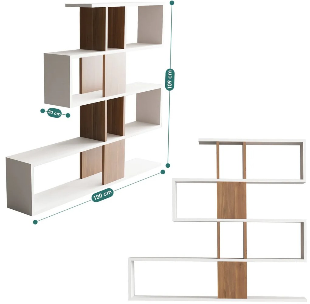 Karlin Walnut könyvespolc